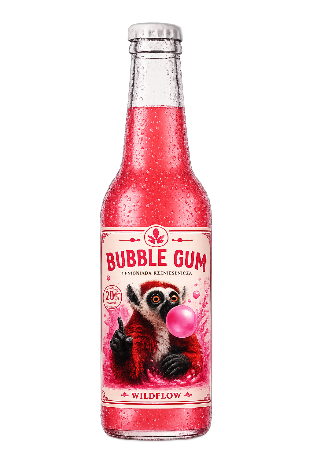 Butelka WildFlow Bubble Gum